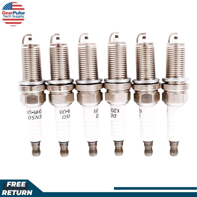 90919-01235 6X K20HR-U11 Spark Plugs 3381 for DENSO TOYOTA 4RUNNER 4.0L