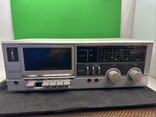 VINTAGE Sanyo 1983 Model RD 7 Dolby Home Audio Tape Deck TESTED NEED PLAY BUTTON