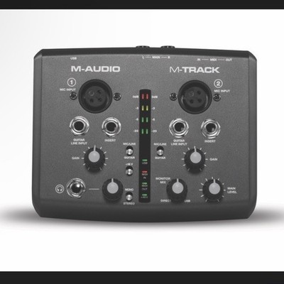 M-Audio M-Track Duo Interface, Please Read And See Photos