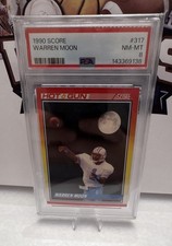 1990 Score - Hot Gun Warren Moon #317