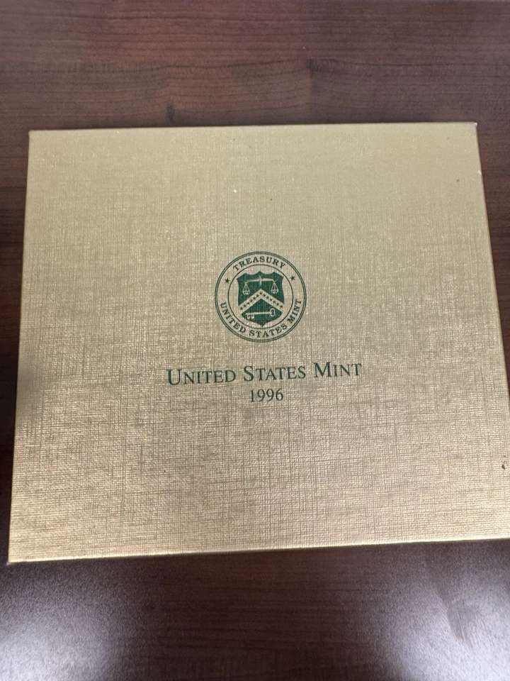 Adorno navideño Kennedy 1996 como nuevo de Estados Unidos medio dólar reverso con caja Foto 2 de 4