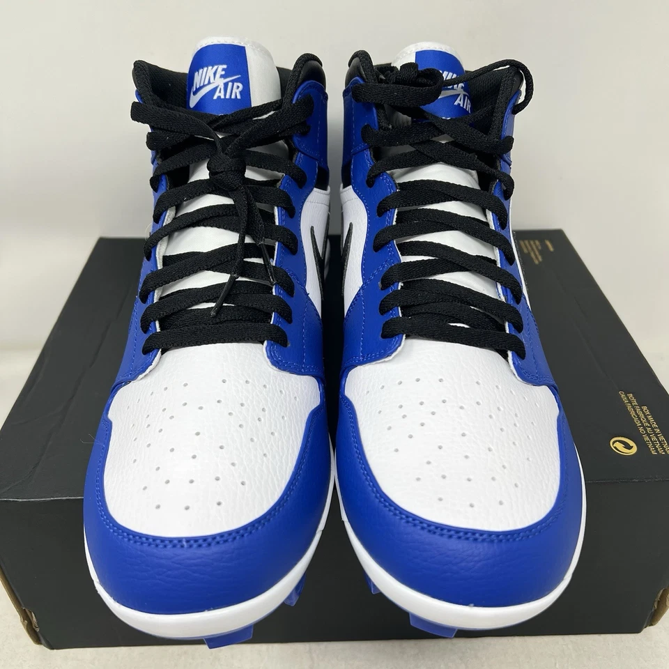 Botines de béisbol Nike Air Jordan 1 retro MCS para hombre azules negros blancos N/L AV5354-411 Foto 3 de 4