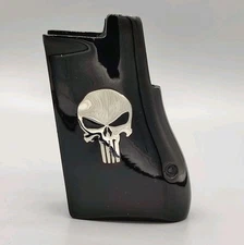 GUN GRIP NEW Desert Eagle Magnum Research .357.44.50AE Acrylic Silver Metal Logo