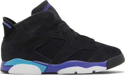 Air Jordan Toddlers Retro 6 'Aqua' (TD) size 4c ''Used''