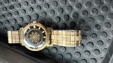 Borel Vintage Gold Metal Bracelet Wristwatch ...