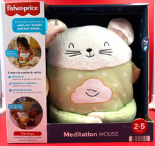 Fisher-Price Meditation Mouse Plush Toddler Toy   Mindfulness Guided Relaxation