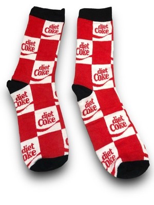 Crazy Boxer Coca-Cola ''Diet Coke'' Men's Crew Sock
