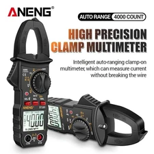 Digital Clamp Meter 4000 Counts AC DC Voltage Multimeter NCV Capacitance Tester