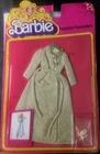 Vintage 1981 Mattel Barbie Fashion Favorites Silver Robe Outfit No. 3789