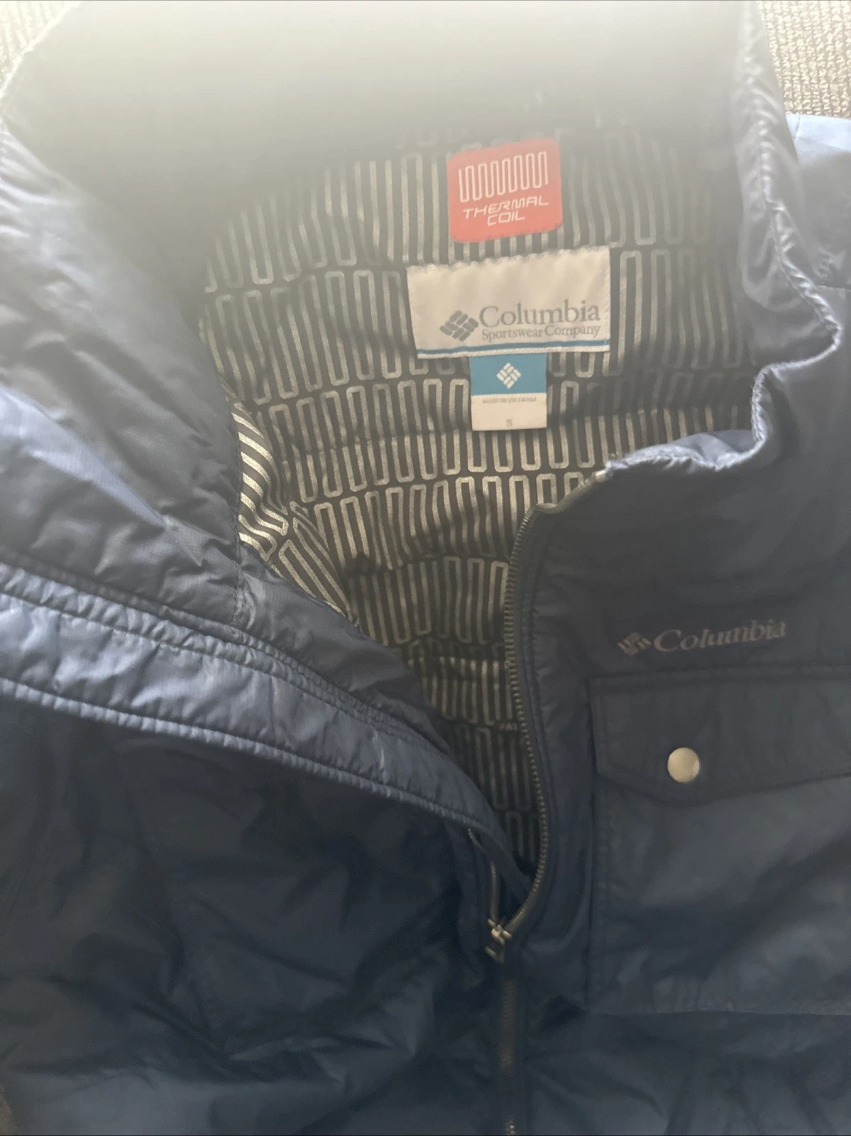 Columbia Thermal Coil Comfort Jacket - Blue Size Men Small
Opens in a new window or tab