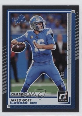 2025 Panini Donruss Press Proof Silver /199 Jared Goff #220 1gb2