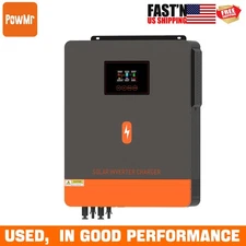 10200W 48V Dual MPPT Solar Inverter Hybrid Off Grid Pure Sine Wave 160A 500VDC