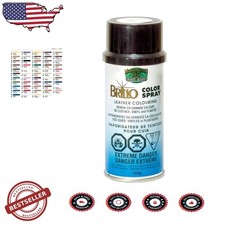 Durable Brillo Black Color Renew Spray for Auto Interior, Leather, Vinyl - 4.5oz