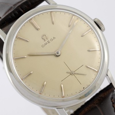 CLASSIC FINE OMEGA REF 121.002 MANUAL WIND WORKING WELL ST STEEL WATCH FROM 1964