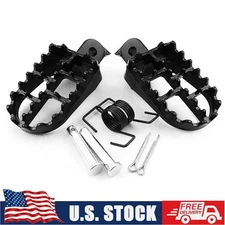 Wide Footrest Foot Pegs Pedal For Yamaha YZ 65 85 125 250 125X 250X WR 250F 250R