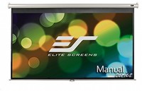 Elite Screens Manual, 84-inch 16:9, Pull Down Projection Manual Projector With Elite Screens Manual, 84-inch 16:9, Pull Down Projection Manual Projector With