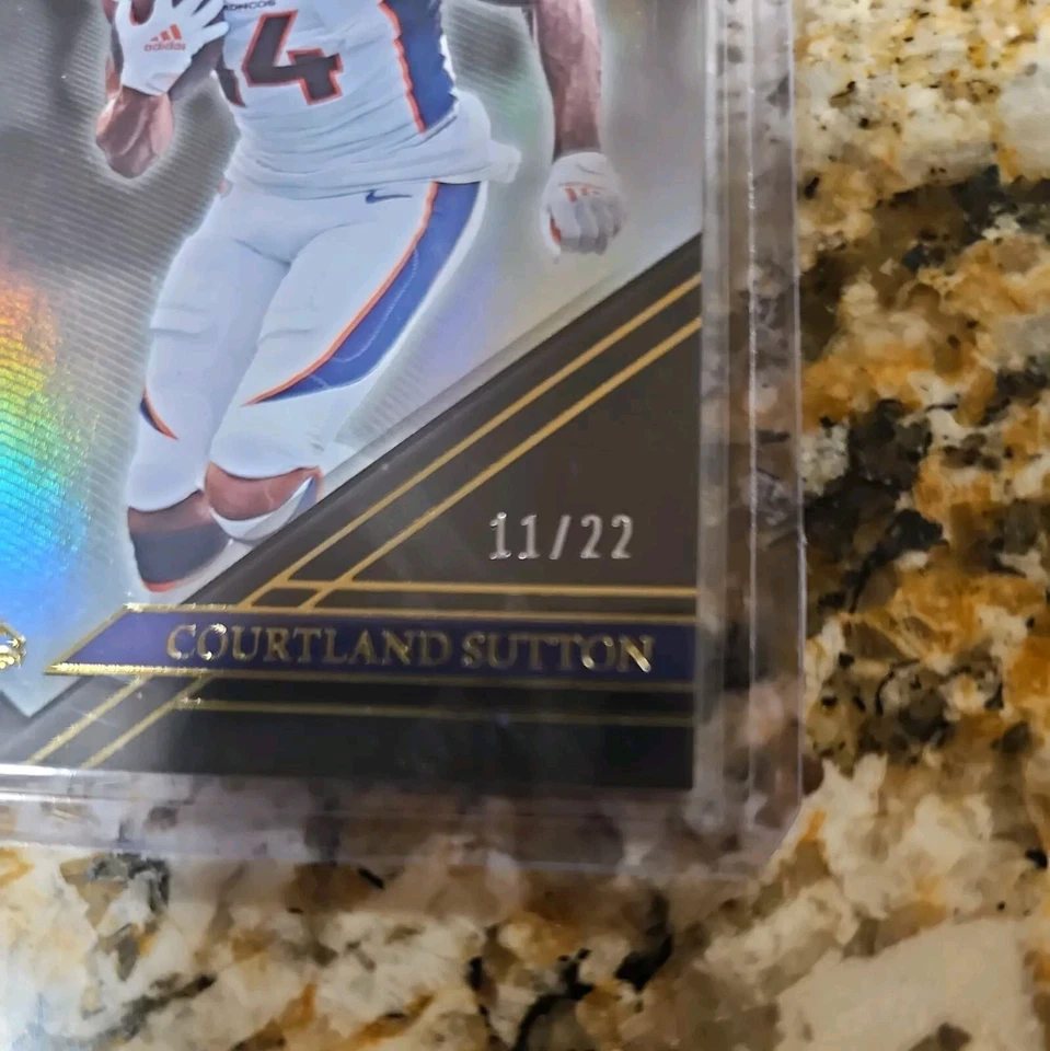2022 Panini Limited Courtland Sutton  Broncos /22 - Image 3 of 3