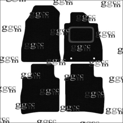 FITS NISSAN PULSAR 2014 & ONWARDS TAILORED BLACK CARPET CAR FLOOR MATS (2 CLIPS)