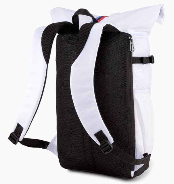 puma bmw white backpack