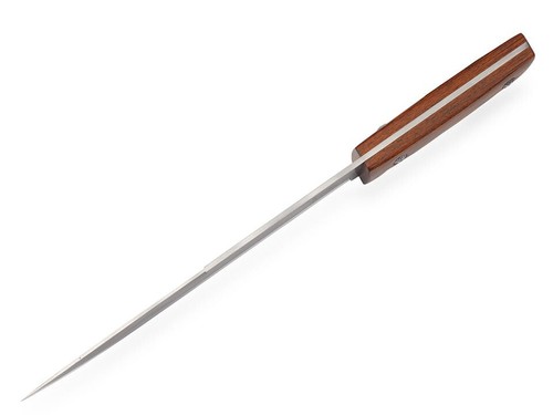 Coltello da caccia e Campeggio 37.5 cm full tang Con Manico in legno e fodero - Foto 5 di 8