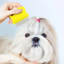 Pet Comb Dog Grooming Comb Pet Tear Stain Remover Gently Removes Mucus and Crust