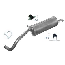 Endschalldämpfer Auspuff+Anbausatz für VW Polo IV 1.4 16V Stufenheck 9A4 9A2 9N2
