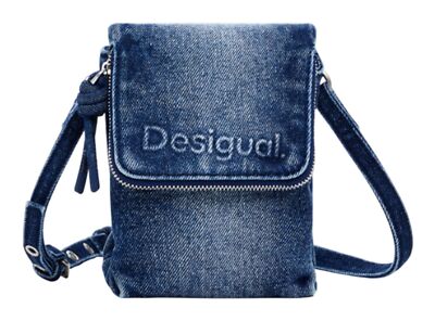 Desigual Across Body Bag Umhängetasche Tasche Denim Medium Wash blau Neu