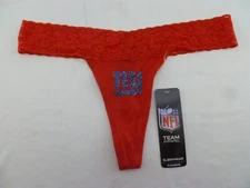 NEW Women's NFL Licensed Team Apparel NY Giants Thong-Red