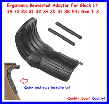 Ergonomic Beavertail Adapter For Glock 17 19 22 23 31 32 34 35 37 38 Gen 1-3