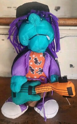 Vintage Halloween Witch Rock n Roll Dancing Guitar Music Sound Sensor TL Toys