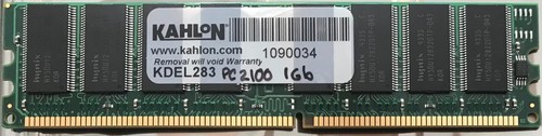 Memory Dimms - DDR, DDR2, PC-133, PC2100, PC2700, PC3200, PC2-3200R, PC2-5300 - Picture 7 of 42