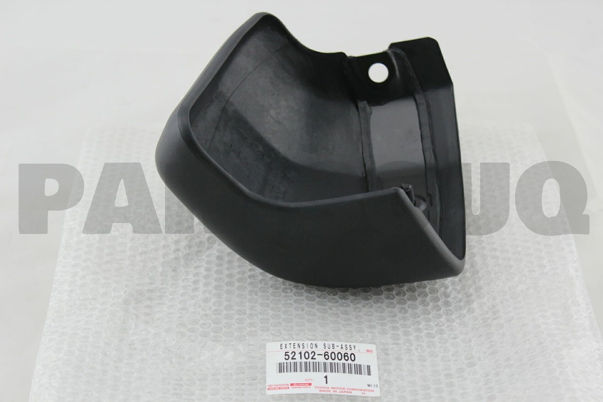 れい 5210260060 Genuine Toyota EXTENSION, FRONT BUMPER, RH 52102-60060