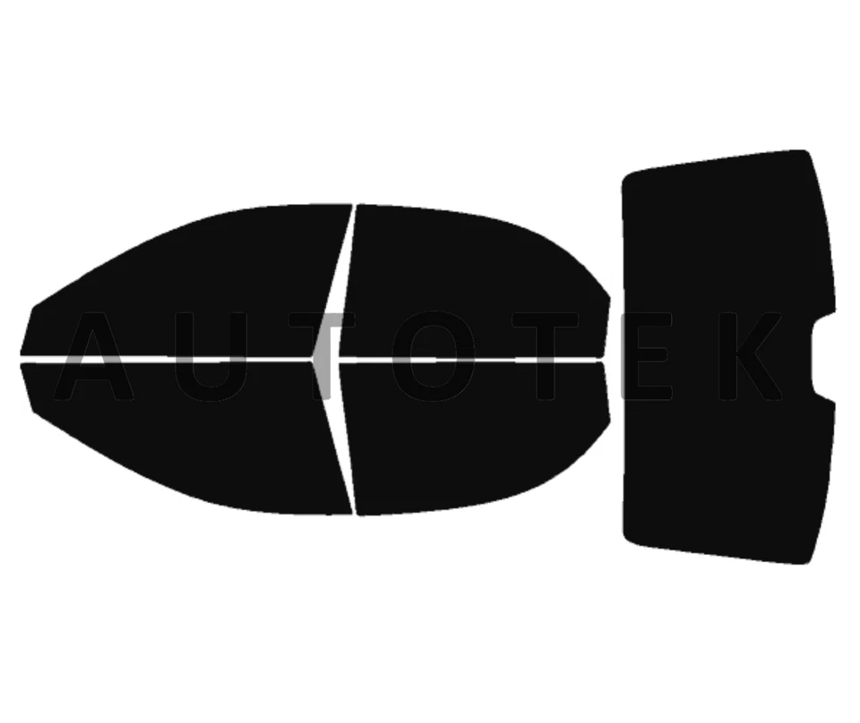 PreCut All Sides Window Film Any Tint Shade For Kia Spectra Sedan 2005-2009 - Image 2 of 4