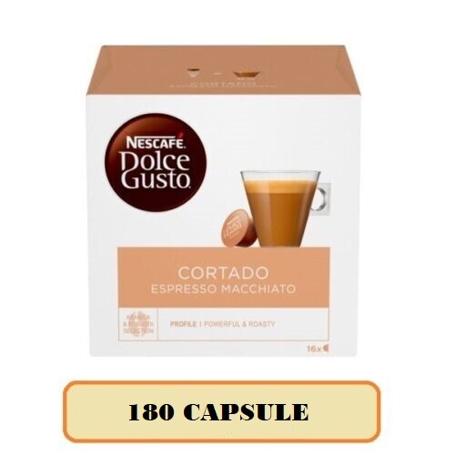 90 / 150 / 180 / 240 / 330 Capsule Caffè Nescafè Dolce Gusto Cortado Originali - Photo 4/7