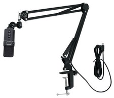 SAMSON G-Track Pro Studio USB Condenser Microphone Mic Audio Technica Boom Arm