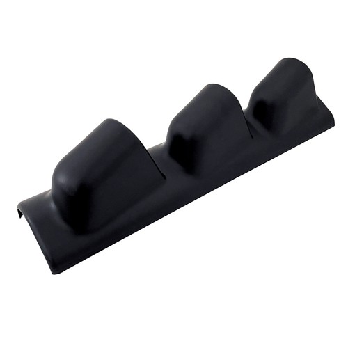 Soporte de vaina universal negro de 2" 52 mm triple calibre de 3 orificios - Imagen 7 de 10