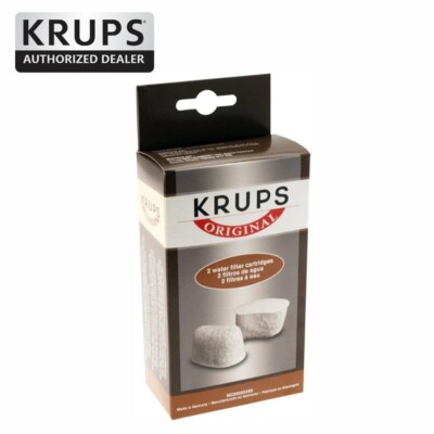 Krups F47200 Duo Water Filters Set of 2 for Coffee Machines Genuine OEM
