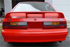 1979-1993 Unpainted 4post Spoiler For Ford Mustang Hatchback Cobra Style