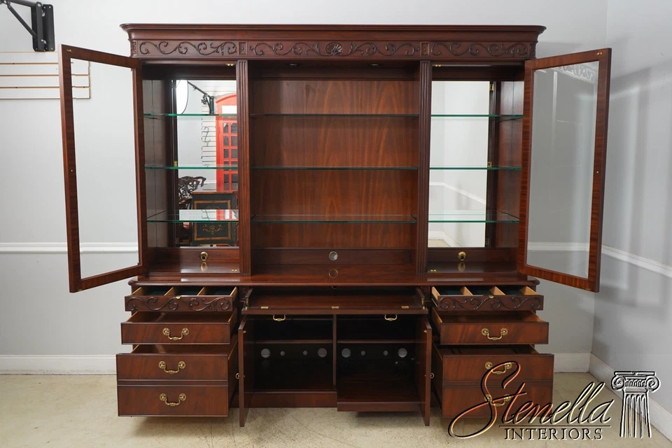 62642EC: HENKEL HARRIS MOORE HHBC-96 Caoba Credenza Hutch Foto 3 de 4