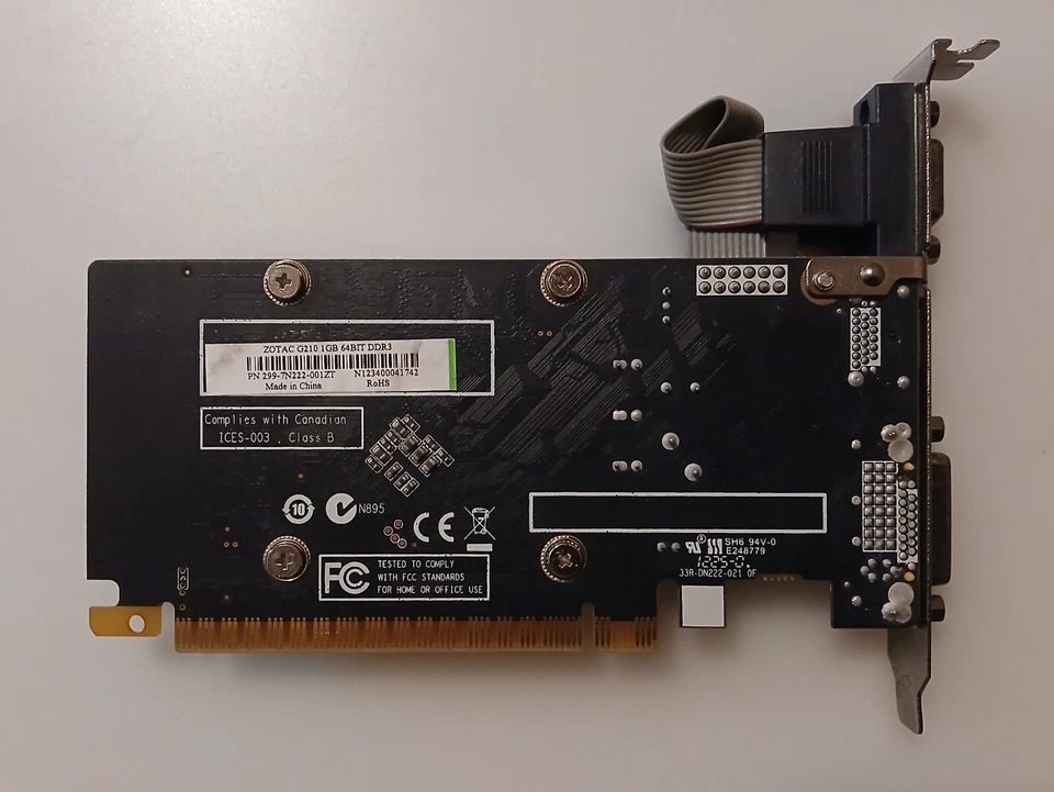 Zotac Nvidia GeForce 210 1GB DDR3 Silent Video Graphics Card - Tested! - Image 2 of 2