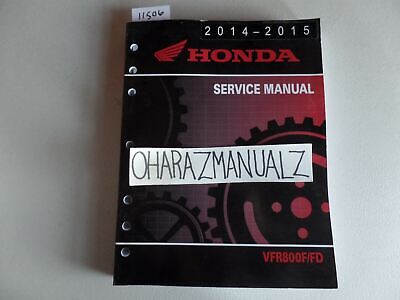 2014 2015 HONDA VFR800 F/FD Service Manual OEM | eBay