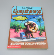 Goosebumps #38 1st print 1995 Abominable Snowman Of Pasadena R.L Stine Halloween