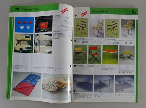 Prospekt / Broschüre Dethleffs Zubehör Wohnwagen / Wohnmobile Stand 1989 - Bild 5 von 5