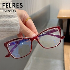 Cat Eye Anti Blue Light Reading Glasses For Women Classic Retro Glasses New
