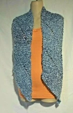 Handmade Long Soft Warm Knitted Textured Scarf 68 x 7.5"