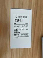 New TECO CU-11 110V AC contactor free shipping
