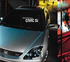 2004 Honda Civic Si Sales Brochure Catalog 04 Us Hatchback
