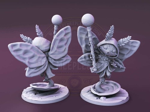 Curious Critters of Whimsy Isle. "The Warlock" miniature for DnD RPG, Tabletop.. - Imagen 4 de 4