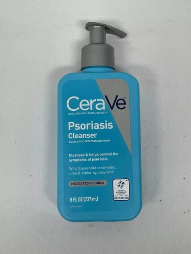 Cerave Psoriasis Cleanser Medicated Formula 8oz for Soothing Relief