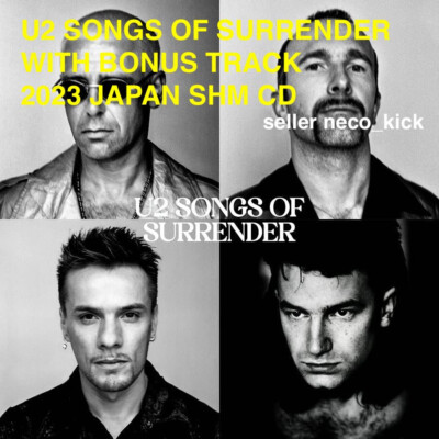 U2 SONGS OF SURRENDER WITH BONUS TRACK (TOTAL 17TRACKS) 2023